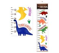 Grafico di crescita personalizzato per bambini - Righello in tela decorazione da parete per misurare l'altezza per la camera dei bambini, asilo nido, personalizzabile con nome, design 8D o opzioni