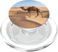 Grafico di fotografia di paesaggio della fauna selvatica delle dune del des PopSockets PopGrip per MagSafe