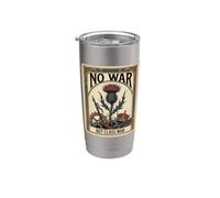 Grafico di protesta dei tarocchi della guerra di classe "No War But Class Bicchiere termico in acciaio inox doppia parete