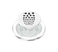 Grafico di prova dell'occhio del dito medio Sarcastico maleducato antisociale PopSockets PopGrip per MagSafe