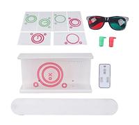 Grafico di Prova Stereo Rosso Verde, Addestramento Alla Disinibizione LED Vettogrammi per Ipovisione con Occhiali per Disturbi della Vista