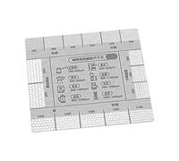 Grafico Di Routine Del Caffè - Scheda Di Riferimento Compatta Per La Dimensione Della Routine, Strumento Di Lavorazione | Guida Portatile Impermeabile Per Uso Commerciale Della Cucina Per