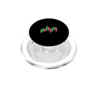 Grafico Di Trading, Candlestick Giapponese Grafico Azionario, Per PopSockets PopGrip per MagSafe