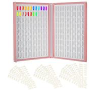 Grafico di visualizzazione professionale dello smalto del gel del chiodo con le punte della carta dei colori per il salone di arte Set UV facile da trovare Mostra i colori Adatto Manicure Pedicure
