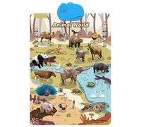 Grafico elettronico da parete per bambini, strumento di apprendimento coinvolgente, migliora le abilità cognitive per animali verdure frutta veicolo poster di apprendimento elettronico