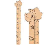 Grafico in PVC Growth, Kids Height Measuring Chart, Wall Mounted PVC Height Record Ruler, Animal Cartoon Height Measurement for Kids, Perfect for Wall Display and Measuring Children's Growth