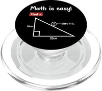 Grafico La Matematica È Facile Trova X Studente Insegnante Dichiarazione PopSockets PopGrip per MagSafe