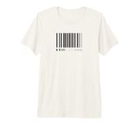 Grafico Numero codice a Barre Digitale Maglietta Premium