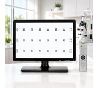 Grafico oculare elettronico LCD da 18,5/21,5 pollici | Telecomando, distanza di prova regolabile for il controllo sanitario dell'adattamento della clinica oftalmica(18.5in)