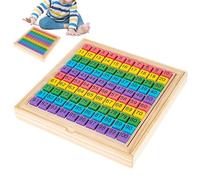 Grafico per l'apprendimento della matematica - Puzzle con vassoio per cifre multi-ombra, tabellone da gioco in ordine sequenziale | Robusto pannello educativo Potenziamento cognitivo delle risorse Spa