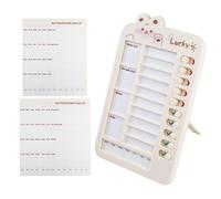 Grafico Scorrevole Dei Compiti - Scheda Della Lista Di Controllo Per Lo Studio Dei Bambini, Pianificatori Visivi Del Programma Degli Studenti | Strumento Di Organizzazione Della Scuola Domestica,