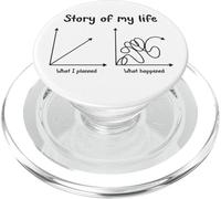 Grafico Storia della mia Vita Dichiarazione Divertente Sarcasmo Umorismo Scherzo PopSockets PopGrip per MagSafe