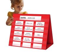 Grafico Tascabile: Grafico Tascabile In Piedi, Tavolo Di Miscelazione Pieghevole Su Entrambi I Lati, Display Educativo Durevole Per Lettura, Ortografia, Parole, Giochi Di Fonetica, Pratica Del Vocabol