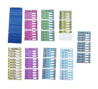 Grafico Tascabile Multi-in-1 Grafico Tascabile Set 50pcs Organizer Per Ufficio A Doppia Facciate Conteggio Della Scuola Bambini Che Apprendono La Scuola Classe Domestica