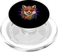 Grafico Volpe Hippie Tie Dye Anni 60 70 Moda PopSockets PopGrip per MagSafe