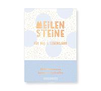 GRAFIK WERKSTATT Meilenstein-Box -Lu Meilenstein Karte (für das 1. Anno di vita) Regalo blu per ragazzi