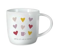 Grafik-Werkstatt Tazza da caffè con scritta in lingua tedesca, 300 ml, in porcellana