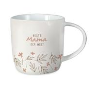 Grafik-Werkstatt Tazza da caffè con scritta in lingua tedesca Beste Mama der Welt, 300 ml