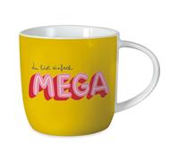 Grafik-Werkstatt Tazza da caffè con scritta in lingua tedesca du bist einfach mega 300 ml