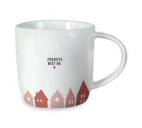 Grafik-Werkstatt Tazza da caffè con scritta in lingua tedesca Hausbist du, 300 ml