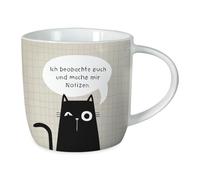 Grafik-Werkstatt Tazza da caffè con scritta in lingua tedesca Ich beobte euch, 300 ml