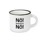 Grafik-Werkstatt Tazza da caffè vintage | Mini tazza in ceramica da regalare | 95 ml | Nö!