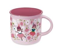 Grafik-Werkstatt Tazza per bambini, 250 ml, in ceramica, rosa