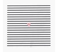 Grafik-Werkstatt Tovaglioli con scritta, 20 pezzi, 25 cm x 25 cm, bianco/nero cuore