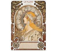 Grafika Alphonse Mucha - La Plume, 1896-97 - 1000 Teile