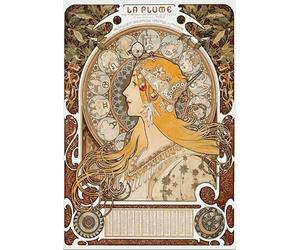 Grafika Alphonse Mucha - La Plume, 1896-97 - 1000 Teile