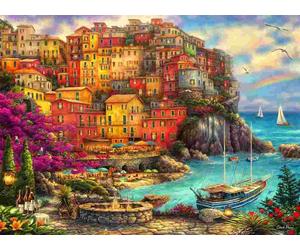 Grafika - Puzzle Chuck Pinson: Una bella giornata alle Cinque Terre - 2000 Pezzi