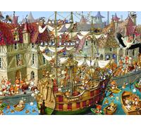 Grafika - Puzzle François Ruyer: Conigli! - 2000 Pezzi
