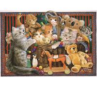 Grafika - Puzzle Gatti nella scatola dei giocattoli - 1000 Pezzi