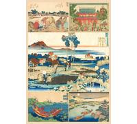 Grafika - Puzzle Le stampe di Hokusai - 1000 Pezzi