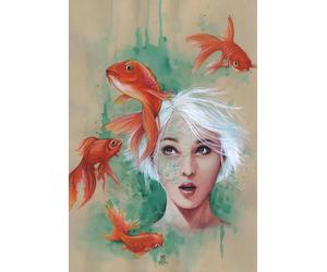 Grafika - Puzzle Misstigri: La Demoiselle aux Poissons - 1000 Pezzi