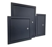 Grafite Accesso Pannello Con Blocco Chiave Metallo Ispezioni Portello Servizio A