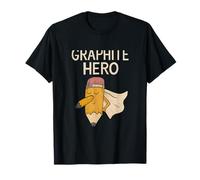 Grafite Hero Not all Heroes Wear Capes Design Maglietta