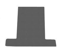 GRAFITE Tappeto tronco velluto per Mercedes W120 180 corto 1953-1962
