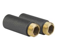Grafite Valvola Estensione 1.3cm Radiatore Rubinetto Rotondo Connettore