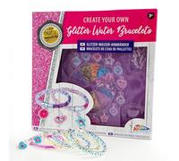 Grafix | Bracciali con glitter per acqua fai da te | Artigianato per ragazze | Gioielli | Kit di ciondoli fai da te | Braccialetti dell'amicizia glitter per bambini | Regalo e compleanno fai da te per