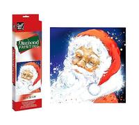 Grafix Dipinto con diamanti Babbo Natale, 30 x 30 cm