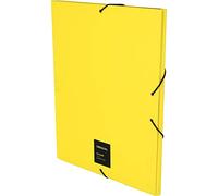 Grafoplás 1226061 Collezione Unequal Fluor Cartellina di cartone 3 alette, Giallo, foglio