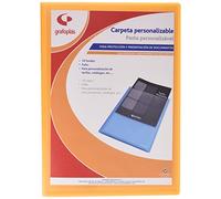 grafoplas 1431552 - Cartella 20 buste, Foolscap, Tapas PP, arancione