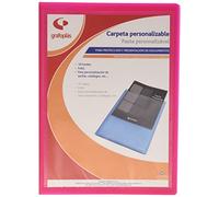 Grafoplas 1431554 - Cartella di 20 buste, formato protocollo, Copertina in PP, colore: fucsia