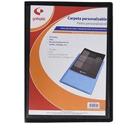 Grafoplas 1435510 - Cartella da 10 buste, formato protocollo, Copertina in PP, colore: nero
