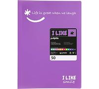 Grafoplás 1460869 Cartella per cartelle, dimensioni foglio, colore lavanda, 50 custodie trasparenti in polipropilene, leggero, polipropilene