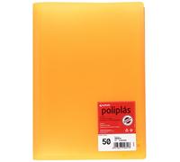 Grafoplas 1461656 - Cartella da 50 buste, formato foglio, Copertina in PP, colore: Arancione