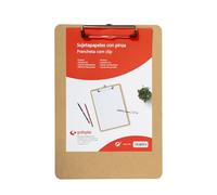 Grafoplás 1550649 Appunti con pinzetta, A4, legno, bordi arrotondati