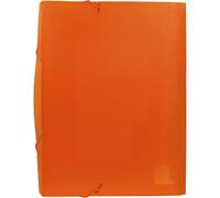 Grafoplás 2960852 Serie Xs Raccoglitore a soffietto con elastici, Arancione, Folio