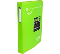 Grafoplás 30121621. Raccoglitore anelli A4+, verde, 4 anelli 25 mm, polipropilene, Like Smile